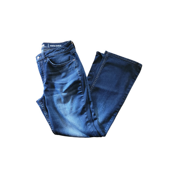 Lee Riders Midrise Bootcut Stretch Jeans Dark Blue Denim Sz. 8 P - Picture 5 of 10